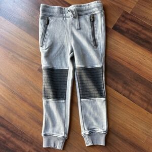 H&M Toddler‎ Boys Washed Gray Biker Joggers 3T
